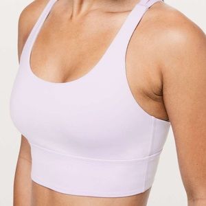 Lululemon Energy Longline Bra/ Sheer Lilac/ Medium Support